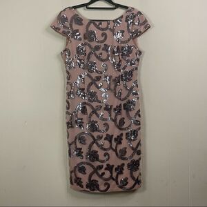 Adrianna Papell | Dresses | Adrianna Papell Coral Lace Dress | Poshmark